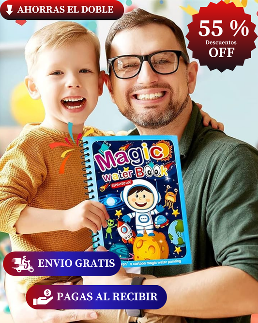 MagicWater™  📚Libro mágico que se pinta con AGUA💧.